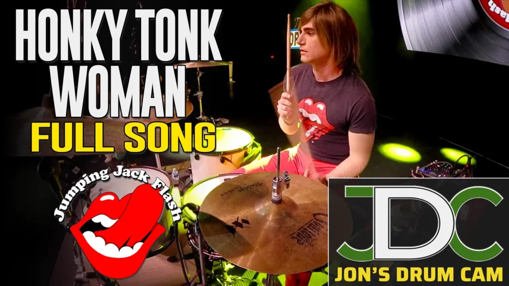 Jon's Drum Cam | Honky Tonk Woman performed by Jumping Jack Flash